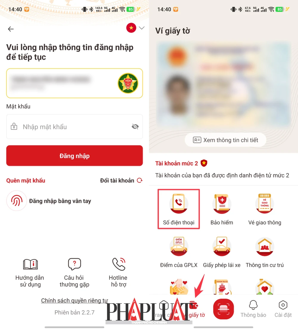 Đa số người dùng chỉ cần xác nhận, không cần thực hiện thêm thủ tục. Ảnh: MINH HOÀNG