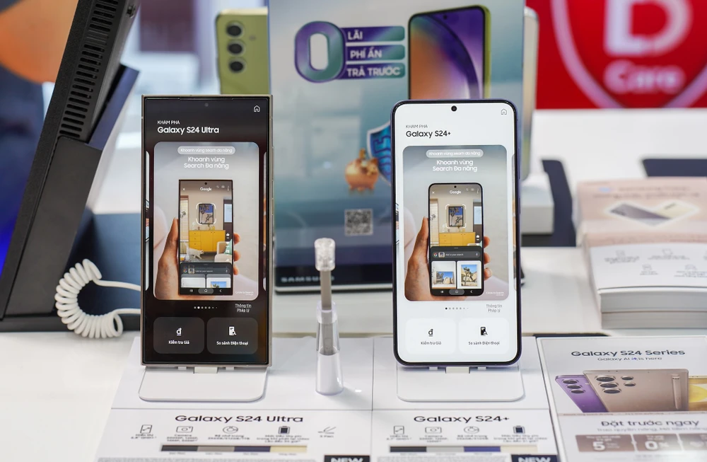 Samsung Galaxy S24 Ultra vẫn là một trong những mẫu smartphone Android đáng mua trong năm 2026. Ảnh: TIỂU MINH