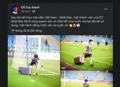 Đỗ Duy Mạnh nể đội tuyển Nhật và 'trận đấu' sau phút 90