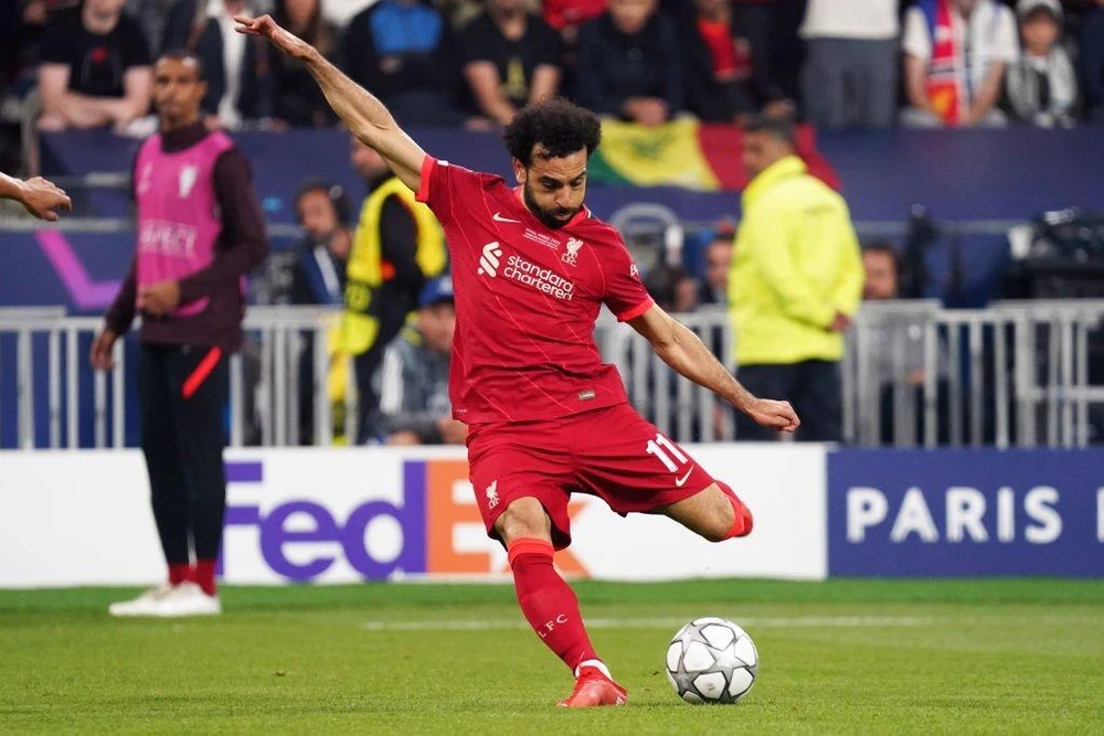 Salah ghi tổng cộng 31 bàn cho Liverpool mùa này. Ảnh: GETTY