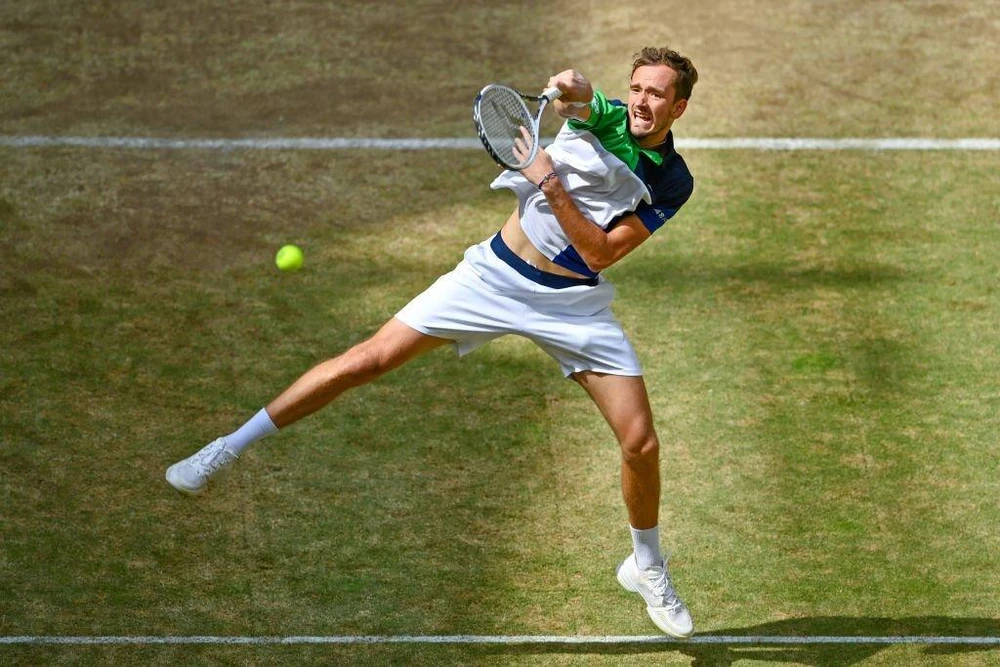 Tay vợt nam số 1 thế giới - Medvedev không được tham dự Wimbledon chỉ vì anh mang quốc tịch Nga. Ảnh: GETTY