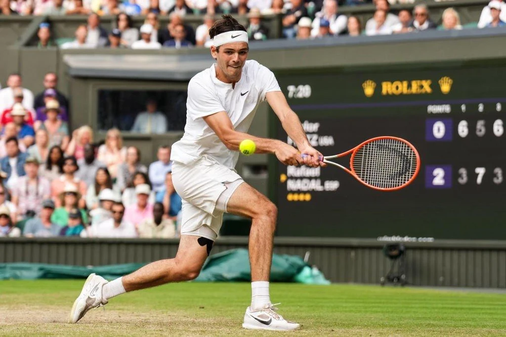 Taylor Fritz nói không mình xứng đáng có mặt ở bán kết. Ảnh: GETTY