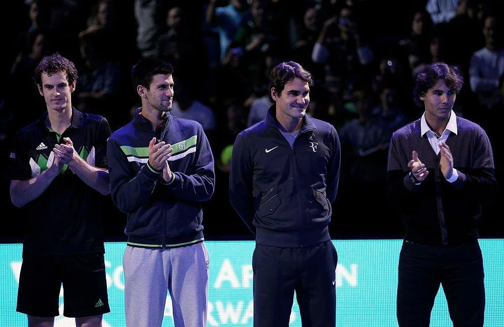 "Big four" tại giải đấu ATP Finals năm 2010. Ảnh: GETTY