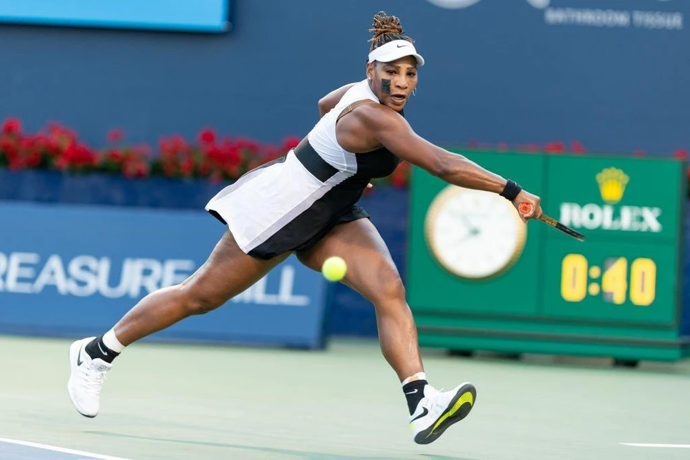 Serena Williams cũng dự tranh nhưng gác vợt ở vòng 2 Canada Open. Ảnh: GETTY