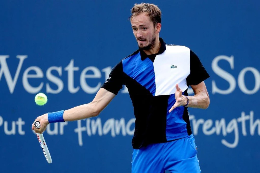 Tay vợt nam số 1 thế giới chạm trán Taylor Fritz tại tứ kết. Ảnh: GETTY