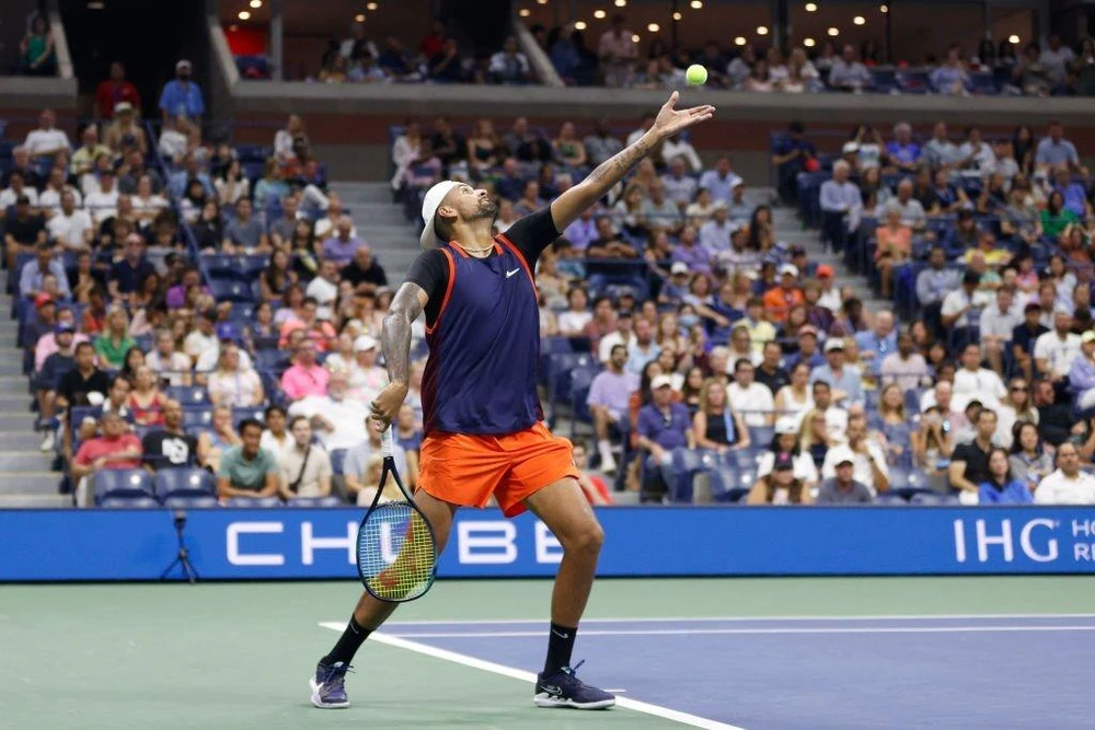 Tay vợt người Úc thực hiện 23 cú giao bóng ăn điểm trực tiếp. Ảnh: GETTY