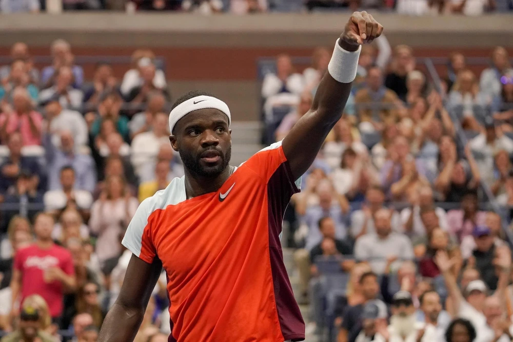 Frances Tiafoe lần đầu lọt đến bán kết Mỹ mở rộng. Ảnh: USTA