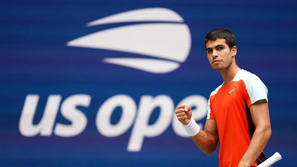 Tay vợt tuổi teen Carlos Alcaraz. Ảnh: USTA