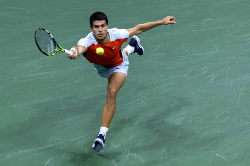 Alcaraz được xem là đồng cân đồng lạng với đối thủ ở chung kết. Ảnh: REUTERS