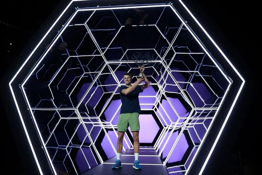 Rune tăng 8 bậc, chen chân vào tốp 10 tay vợt nam mạnh nhất thế giới. Ảnh: GETTY