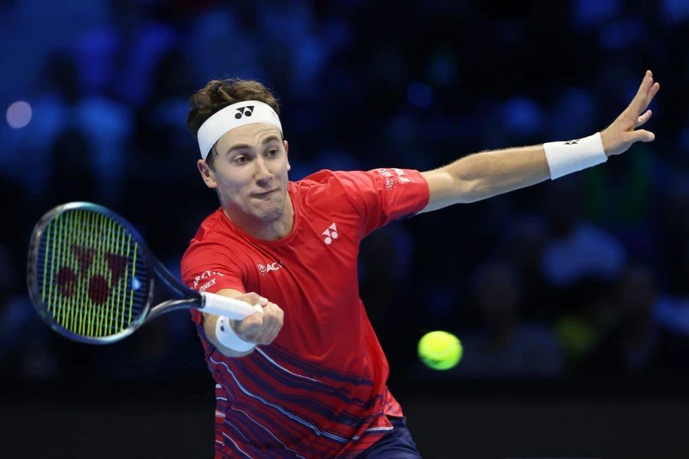 Lần thứ 3 trong năm, tay vợt người Na Uy thúc thủ ở các trận chung kết lớn. Ảnh: GETTY