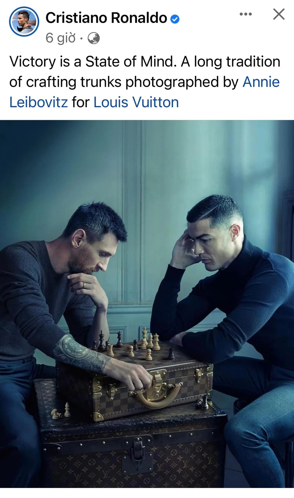 "Ván cờ" giữa Messi và Ronaldo cực kỳ thành công về mặt quảng bá thương hiệu. Ảnh: CMH