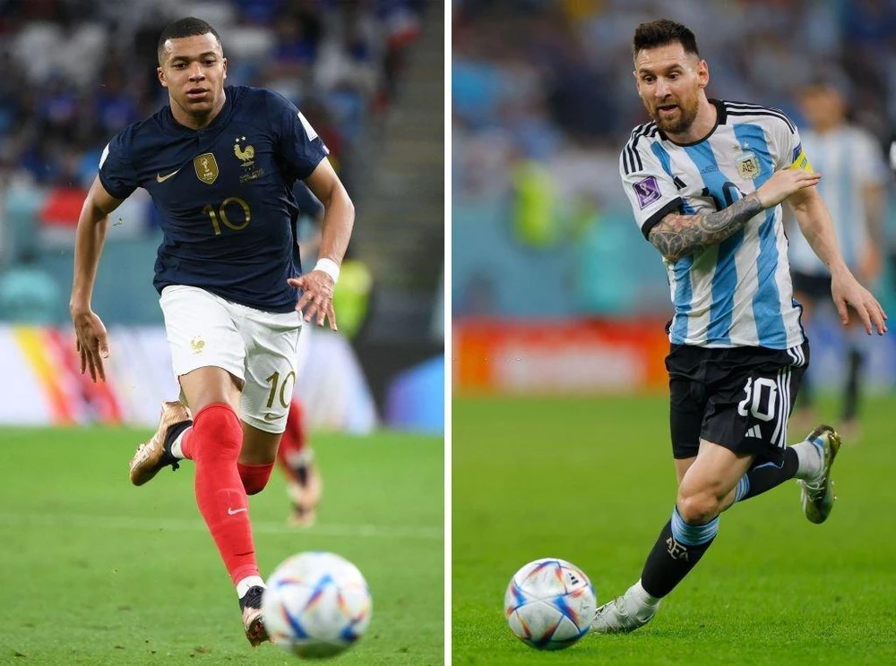 Mbappe và Messi được xem là hai ngôi sao thuộc hai thế hệ. Ảnh: GETTY Mbappe và Messi được xem là hai ngôi sao thuộc hai thế hệ. Ảnh: GETTY