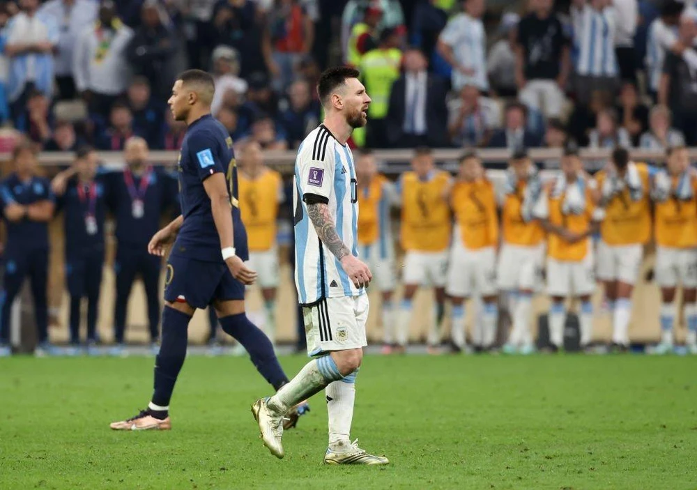Mbappe và Messi trở thành hai ngôi sao sáng nhất trong trận chung kết World Cup Qatar 2022 hay nhất lịch sử. Ảnh: GETTY