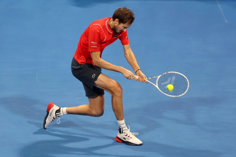 Cựu số 1 thế giới Medvedev. Ảnh: GETTY