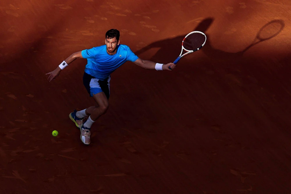 Cameron Norrie lần thứ hai liên tiếp chạm trán Alcaraz ở trận chung kết. Ảnh: GETTY