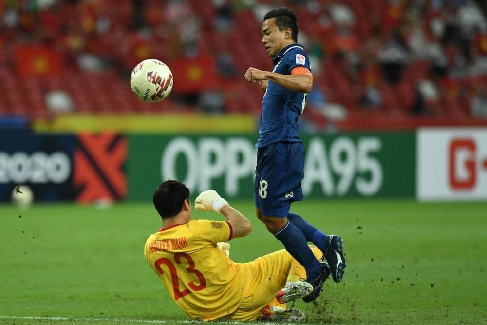 Chanathip trong trận gặp đội tuyển Việt Nam tại AFF Cup. Ảnh: ANH PhƯƠNG