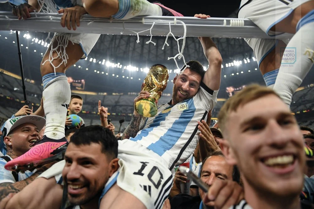 Siêu sao Messi cùng Argentina đoạt chức vô địch World Cup 2022. Ảnh: GETTY