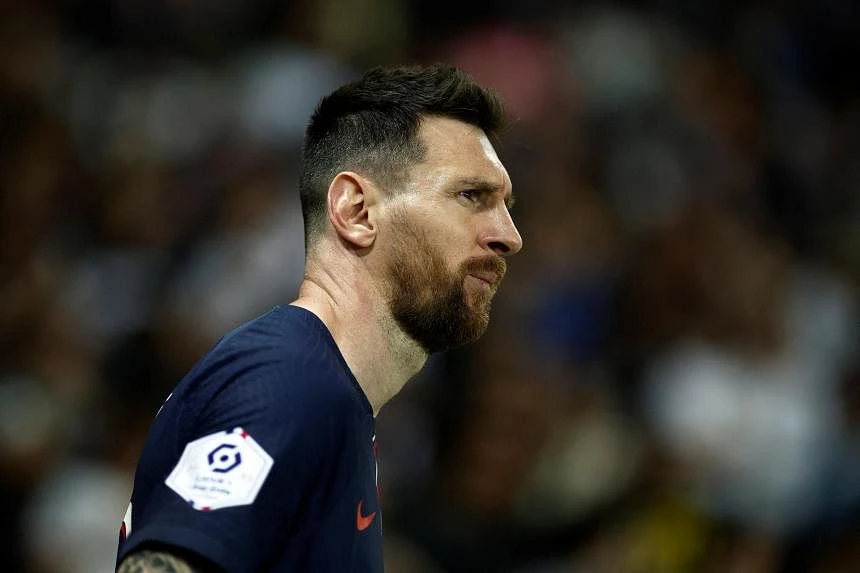 Messi đã trải qua những ngày buồn tại PSG. Ảnh: REUTERS