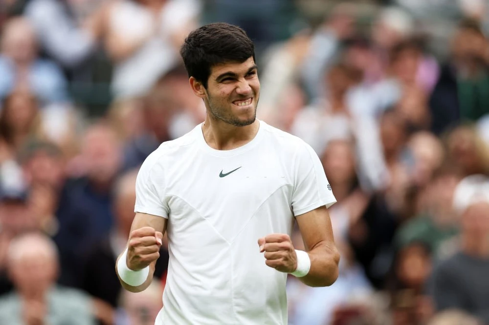 Alcaraz đang giữ vị trí số 1 thế giới trên Novak Djokovic. Ảnh: GETTY