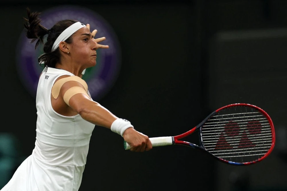 Caroline Garcia sớm dừng bước tại vòng 3. Ảnh: GETTY