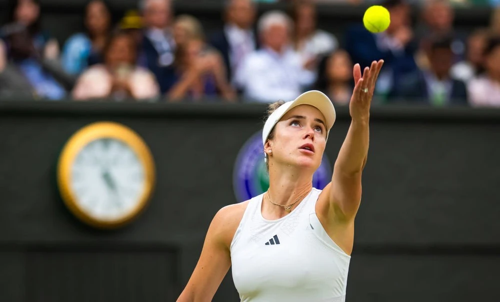 Tay vợt người Ukraine, Svitolina giành quyền vào bán kết Wimbledon. Ảnh: GETTY