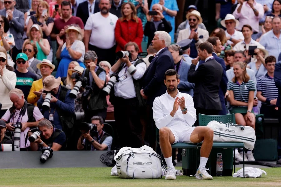 Cựu số 1 thế giới Novak Djokovic thừa nhận Alcaraz là một đối thủ toàn diện. Ảnh: REUTERS