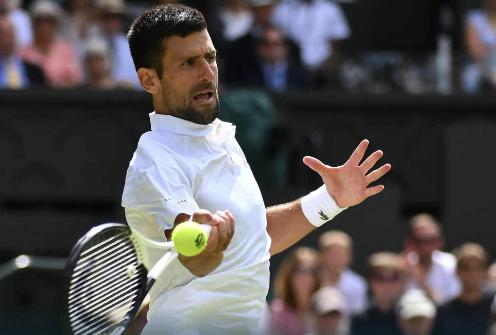 Tay vợt số 2 thế giới tranh tài trận chung kết Wimbledon 2023. Ảnh: ATP