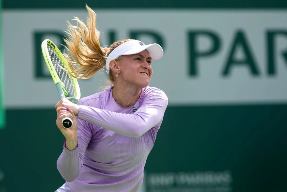 Tay vợt người Belarus, Aliaksandra Sasnovich được BTC giải thông báo không nhập cảnh vào CH Czech. Ảnh: GETTY