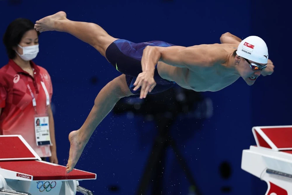 Schooling giờ chót bị loại khỏi đội tuyển bơi lội Singapore dự Asiad. Ảnh: GETTY