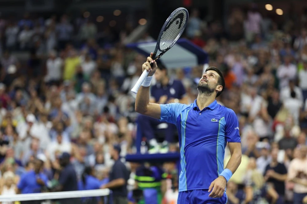 Novak Djokovic đang bắt đầu tuần thứ 391 trong sự nghiệp, chiếm vị trí số 1 thế giới. Ảnh: GETTY