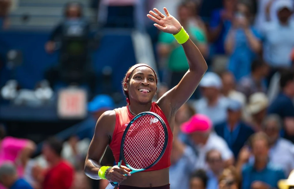 Coco Gauff trở thành tay vợt trẻ nhất vào bán kết Mỹ mở rộng sau hơn hai thập niên. Ảnh: GETTY