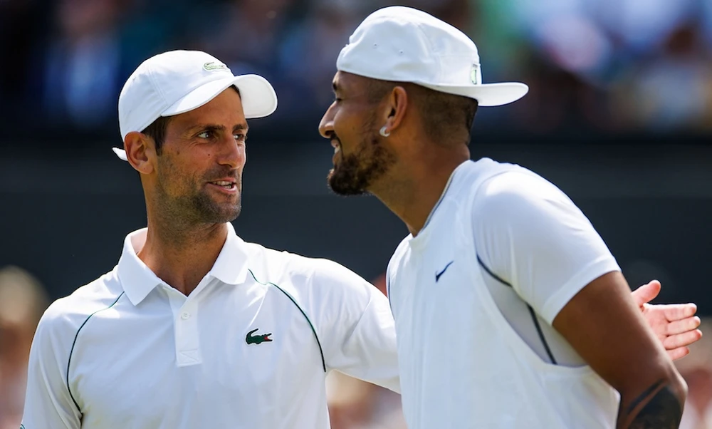Hai cựu thù Djokovic và Kyrgios