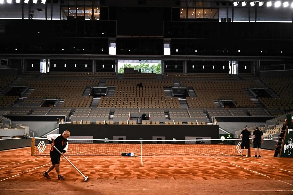 mặt sân đất nện Roland Garros