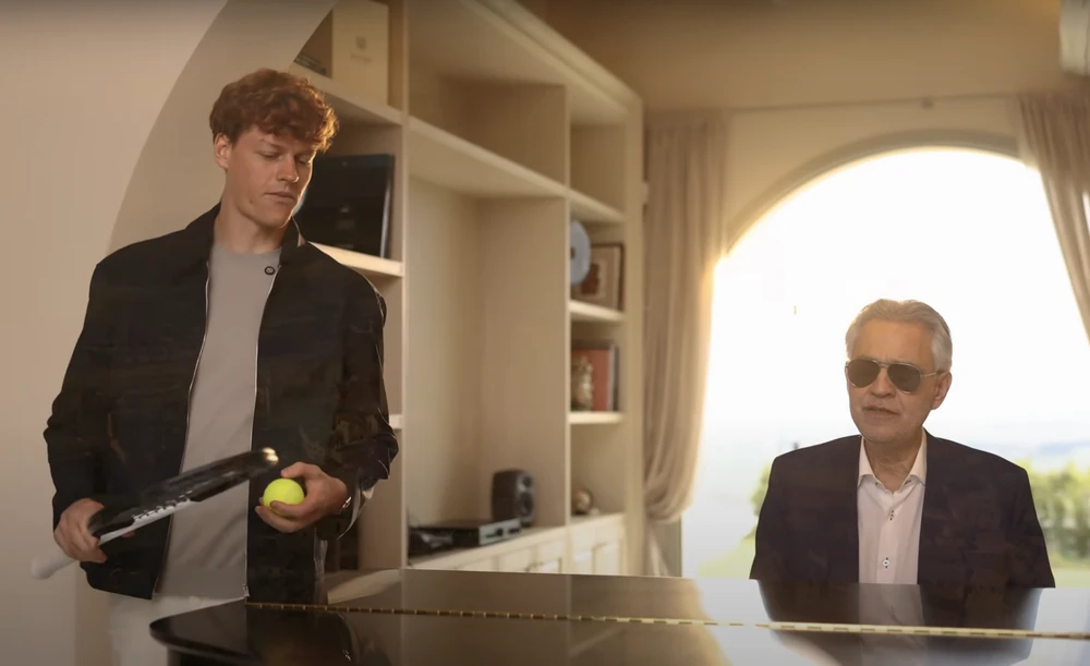 Sinner hòa giọng cùng danh ca Andrea Bocelli