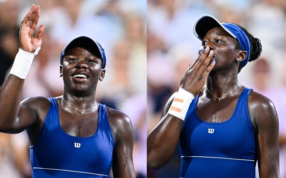 tay vợt tuổi teen người Canada Mboko