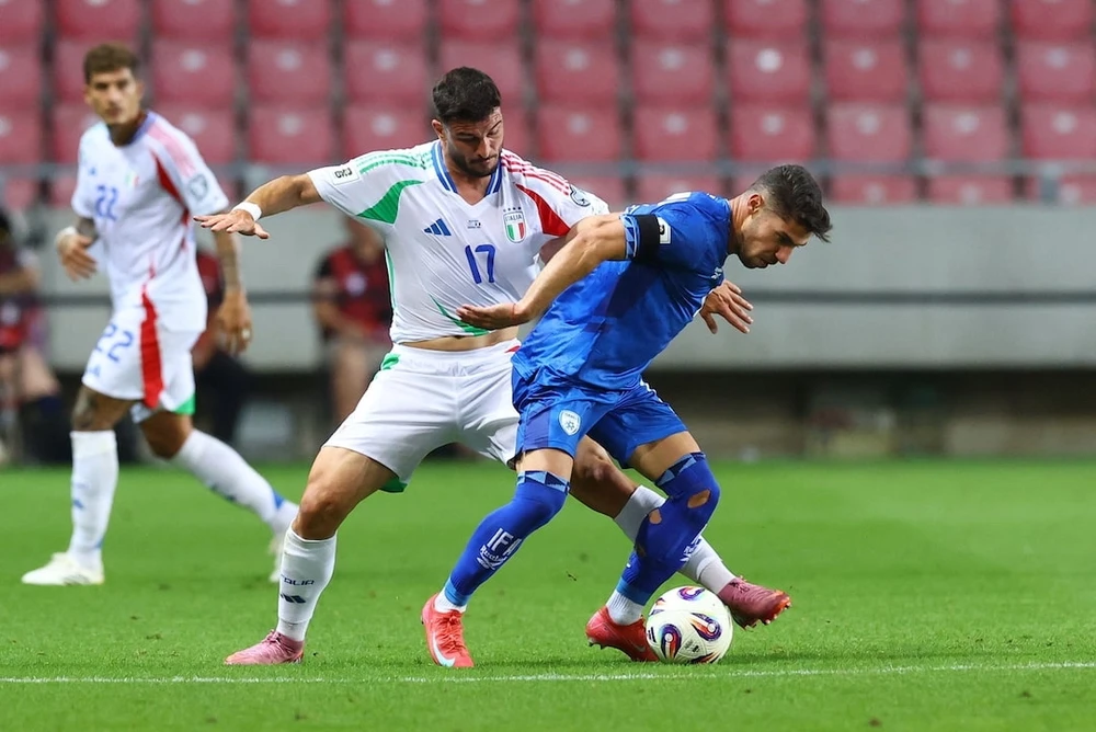 trận đấu của tuyển Ý và Israel