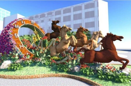 Đường hoa Nguyễn Huệ Tết Giáp Ngọ 2014 có gì mới? ảnh 1