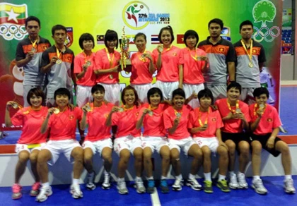 Đánh bại Thái Lan, ĐT Futsal nữ Việt Nam vô địch giải tiền SEA Games ảnh 1 Đánh bại Thái Lan, ĐT Futsal nữ Việt Nam vô địch giải tiền SEA Games ảnh 1