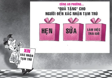 Khổ sở khi xác nhận tạm trú ảnh 1