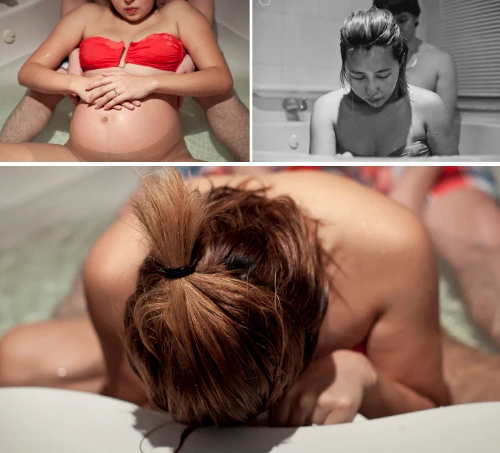 Bộ ảnh sinh con dưới nước ảnh 4