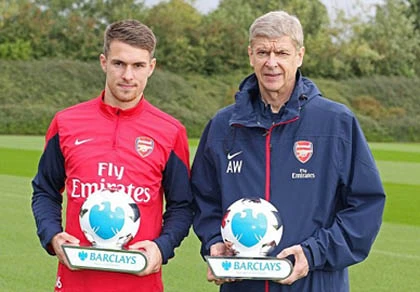 Arsenal thâu tóm giải thưởng Premier League tháng 9/2013 ảnh 1