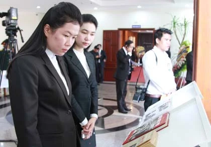 Lễ viếng Đại tướng Võ Nguyên Giáp tại Lào ảnh 8 Lễ viếng Đại tướng Võ Nguyên Giáp tại Lào ảnh 8