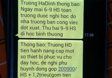 Hàng trăm học sinh nghỉ học vì tin nhắn mạo danh ảnh 1