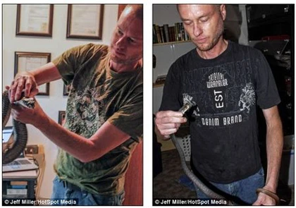 Tự cho rắn độc cắn vào tay để miễn dịch với nọc độc ảnh 2