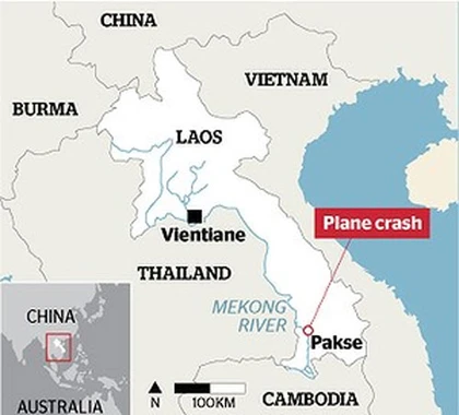 Vụ máy bay rơi ở Lào: Một cảnh tượng kinh hoàng ảnh 8