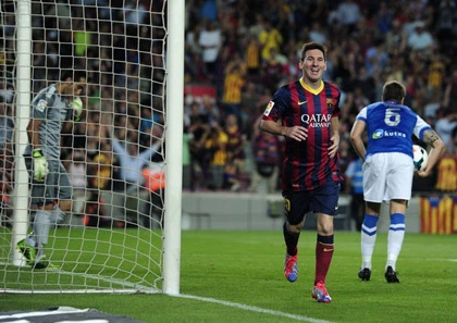 Messi sánh ngang Raul Gonzalez về thành tích ghi bàn ảnh 1 Messi sánh ngang Raul Gonzalez về thành tích ghi bàn ảnh 1