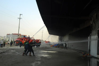 Cháy kinh hoàng tại nhà máy ở Bắc Ninh ảnh 8