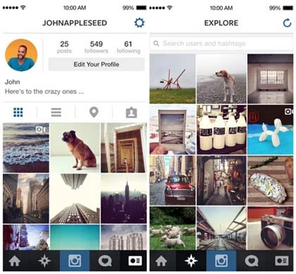 Instagram cập nhật giao diện mới cho iOS 7 ảnh 1