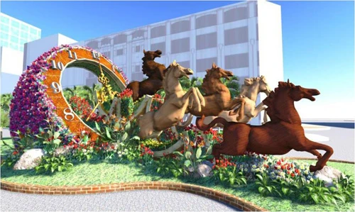 Đường hoa Nguyễn Huệ: Cấm xe lưu thông bảy ngày ảnh 1